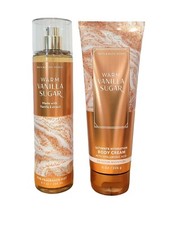 Lot of 5 Bath Body Works WARM VANILLA SUGAR 2 PC Fragrance Mist Body Cream Set
