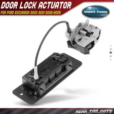 Tail Back Left Door Lock Actuator for Ford Excursion 00-05 w/ Handle Cable Latch