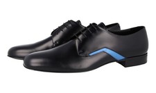 PRADA Leather Ultra Thin Sole Derby Dress Shoes 2EG277 Black -  US 10 EU 43