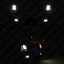 6x Xenon White Led Fog Driving Drl Light Bulbs Combo For 2007-2014 Escalade