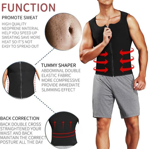 Fajas Para Adelgazar Reductoras Abdomen Faja De Ejercicio Para Mujer y Hombre D - Picture 8 of 22