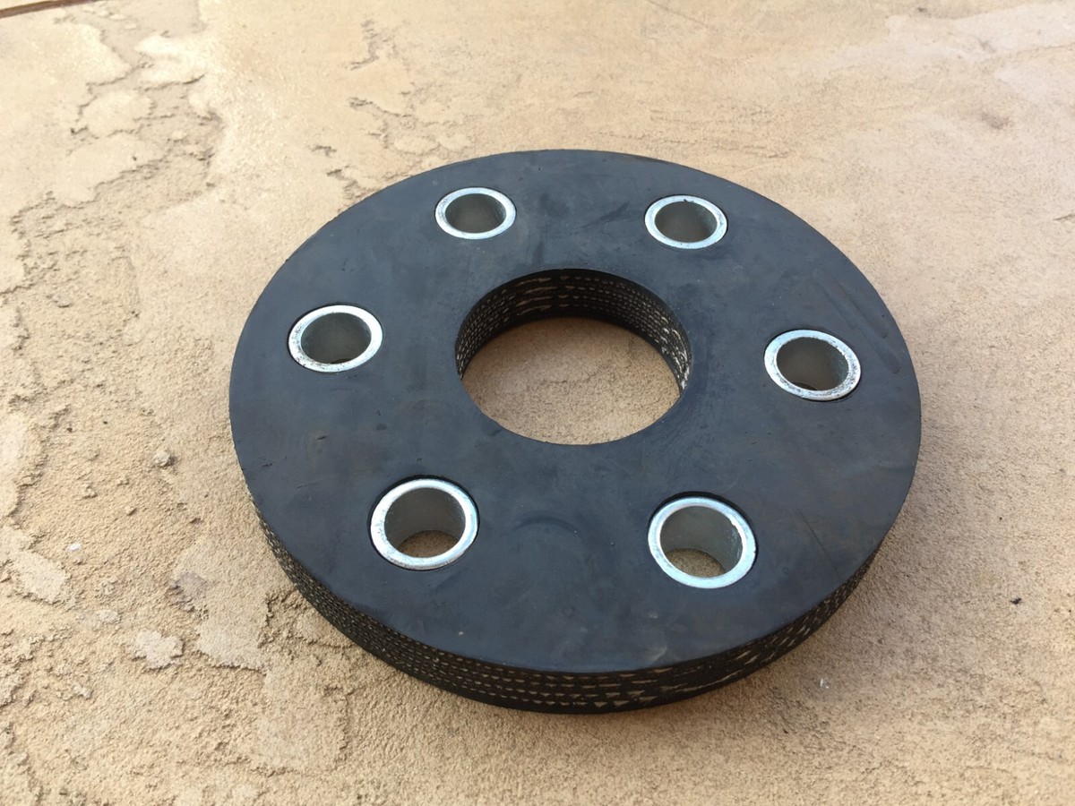 Set of 2 ea LAND PRIDE rotary cutter flex coupler rubber