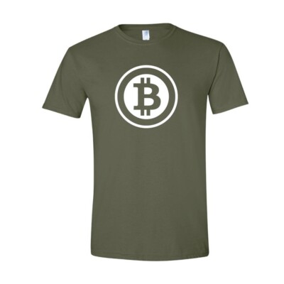 Bitcoin Logo Crypto Symbol Tshirt Cryptocurrency Tee Print DTF T-Shirt S/5XL