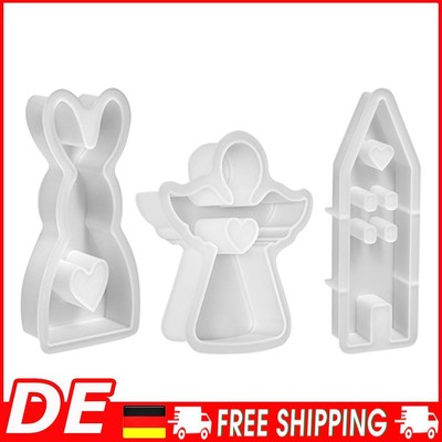Easter Rabbit Chocolate Mould Multifunction Heat & Cold Resistant DIY Crafts