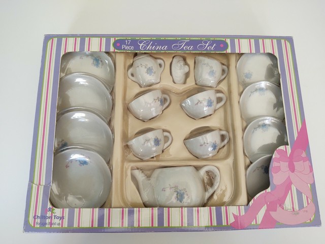 barbie china tea set 1992