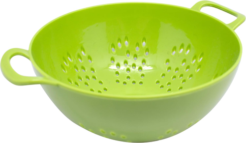 Plastic Colander with Double Handles, Strainer for Fruits, Vegetables, Pasta: 6