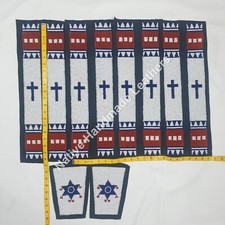 Powwow Handmade American Sioux Bead work for War Shirts / Pants / Leggings BS07