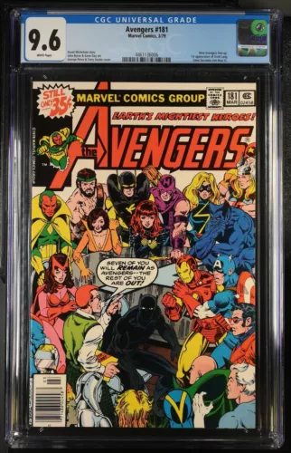 Avengers #181 CGC 9.6 • 1st Appearance of Scott Lang (Ant Man II) • Marvel
