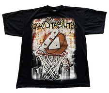 VTG 90s ID brands T-Shirt Basketball Street Credibility King Bling Made In USA