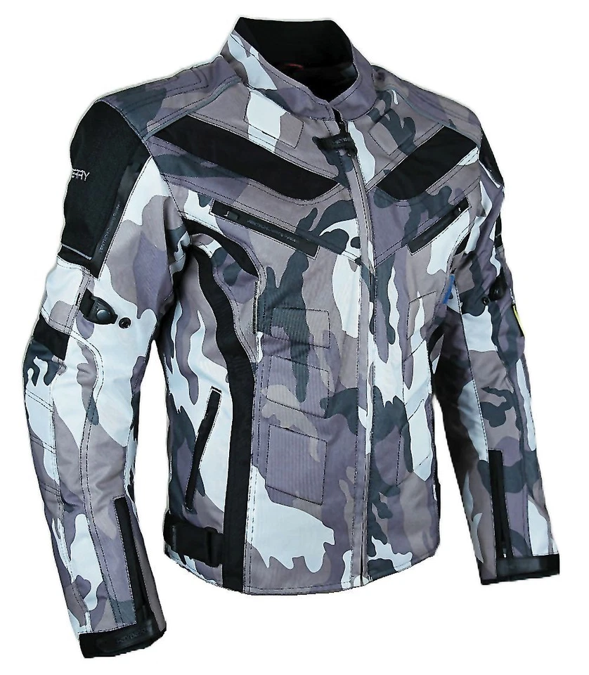 Heyberry Motorrad Roller Jacke Motorradjacke Camouflage Urban Gr. M bis 7XL