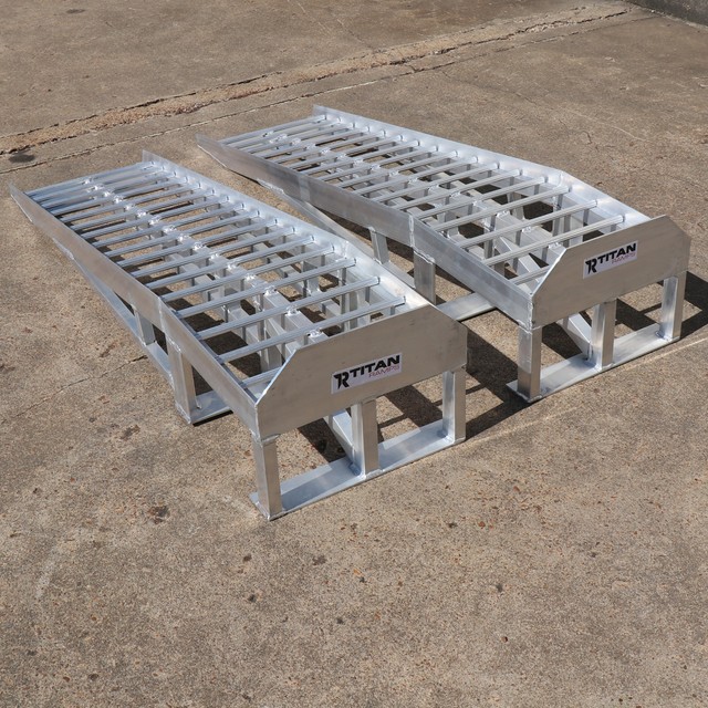 Titan Ramps Low Profile Aluminum Car Ramps Pair 3,000 LB
