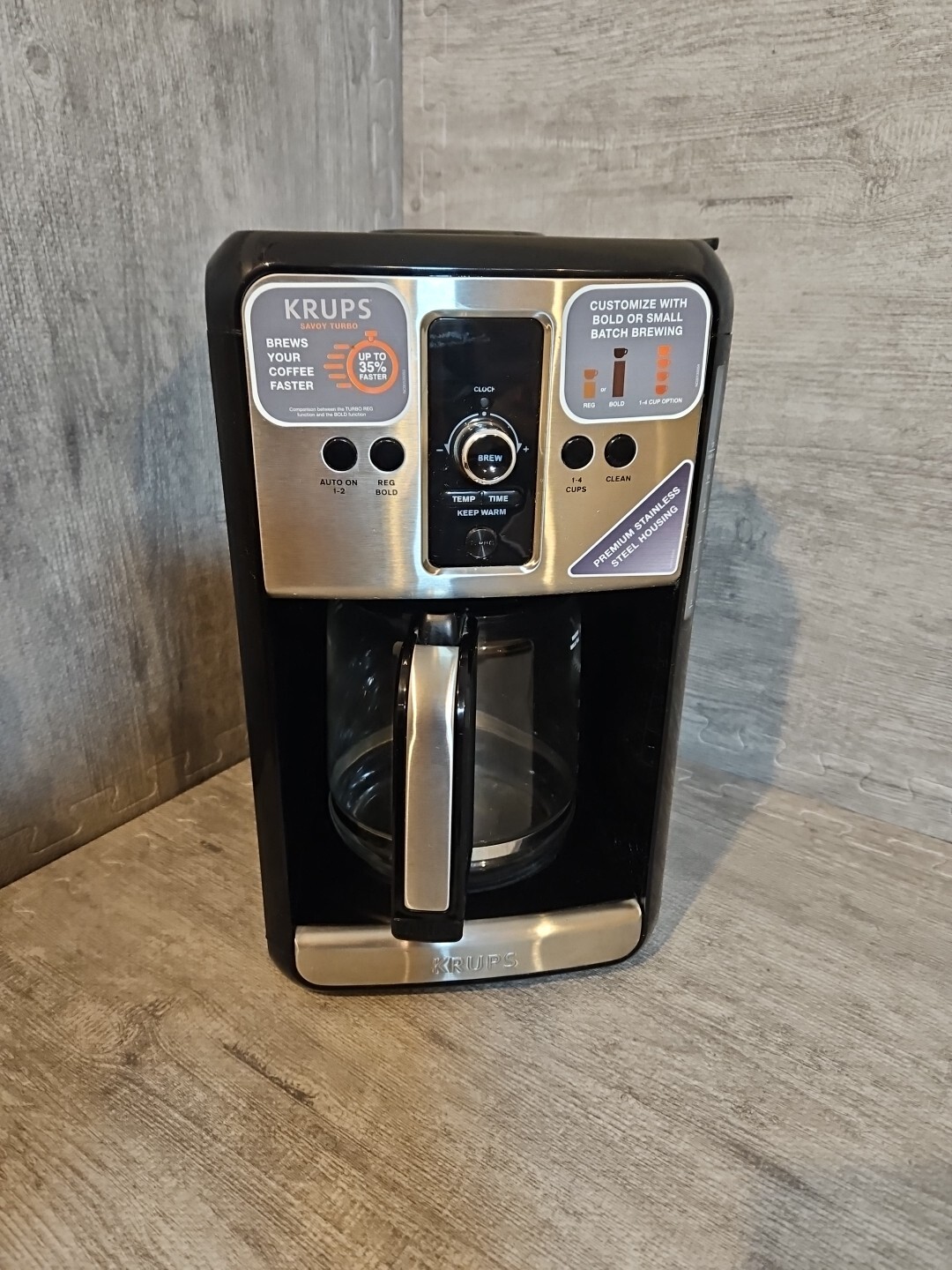 KRUPS Coffee Maker “Savoy Turbo” EC415 12 Cups Cleaned & Tested eBay