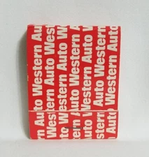 Vintage Western Auto Car Parts Store Logo Matchbook Advertising Matches Full