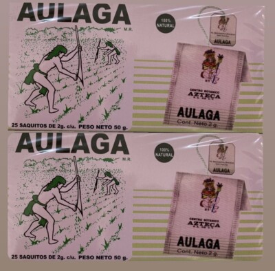 Te de Aulaga 2 Pack 50 Tea Bags Cuachalalate Arando Tlanchichinole