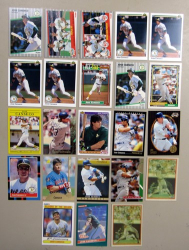 Jose Canseco Cards 23ct Baseball Card Lot EBay