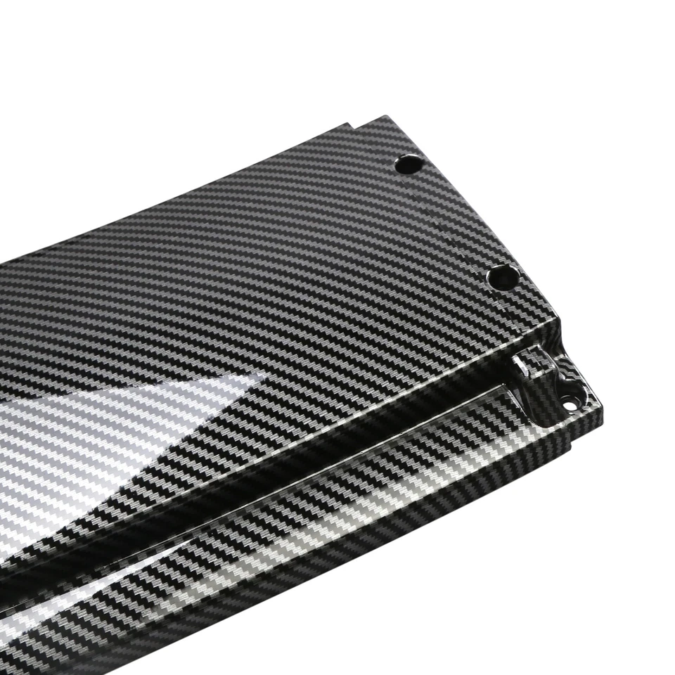 For Alfa Romeo Giulia Carbon Fiber Front Bumper Lip Spoiler 86.6" Side Skirt Kit Foto 4 de 4