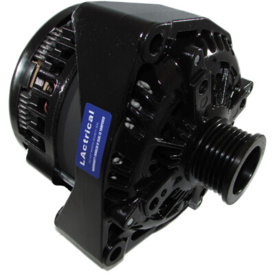 HIGH OUTPUT 6 PHASE BLACK ALTERNATOR FOR GM GMC DENALI YUKON AVALANCHE 300 AMP