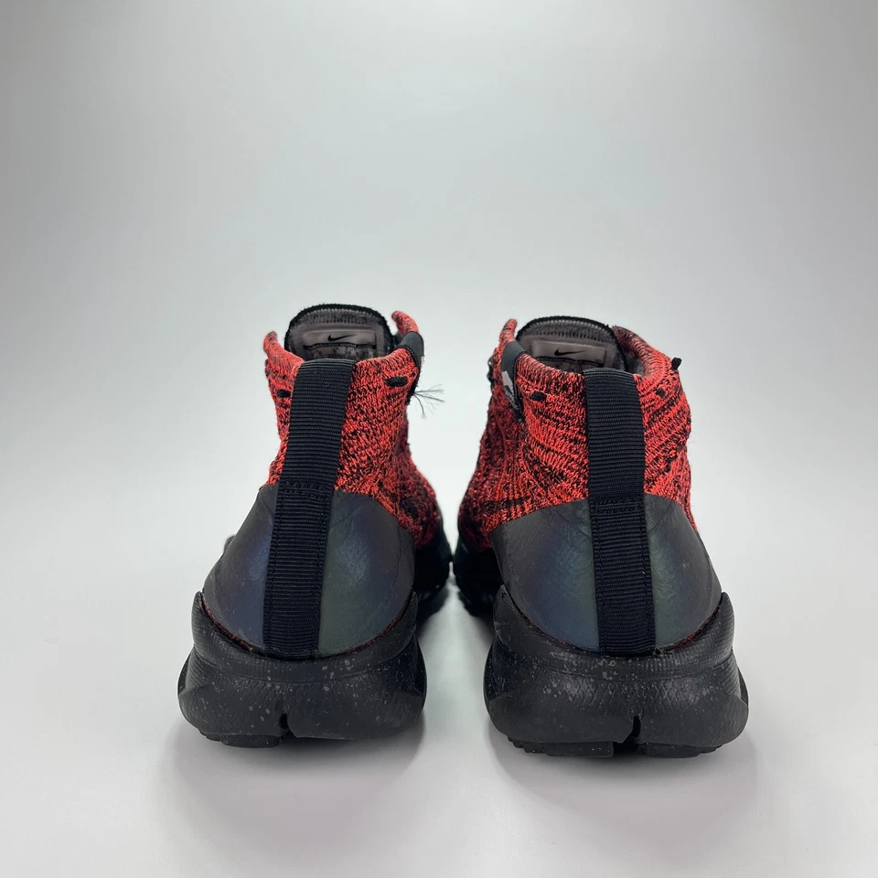 Nike Flyknit Trnr Chukka Fsb Bright Crimson Black Sequoia Shoes Women's Size 7.5 - Image 4 of 4