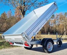 Stema R&uuml;ckw&auml;rtskipper Kippanh&auml;nger Kipper Anh&auml;nger mit Stahlblechboden 1300kg