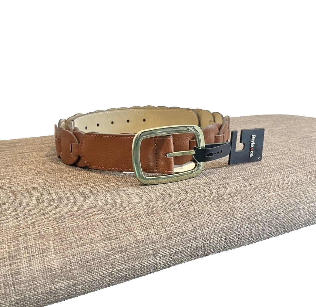Style & Co Womens Belt Pink & gray Reversible Metal Chain M/L NWT #CB4 Style&co. Women main image 2