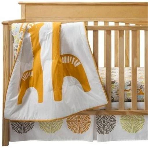 Room 365 Zoo Pom Pom Baby 3 pc Crib Bedding Set Giraffes Elephants Cotton
Opens in a new window or t