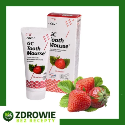 GC Tooth Mousse Zahnpasta 35/70/105ml Tube Erdbeer Tutti-Frutti Minze Kinder