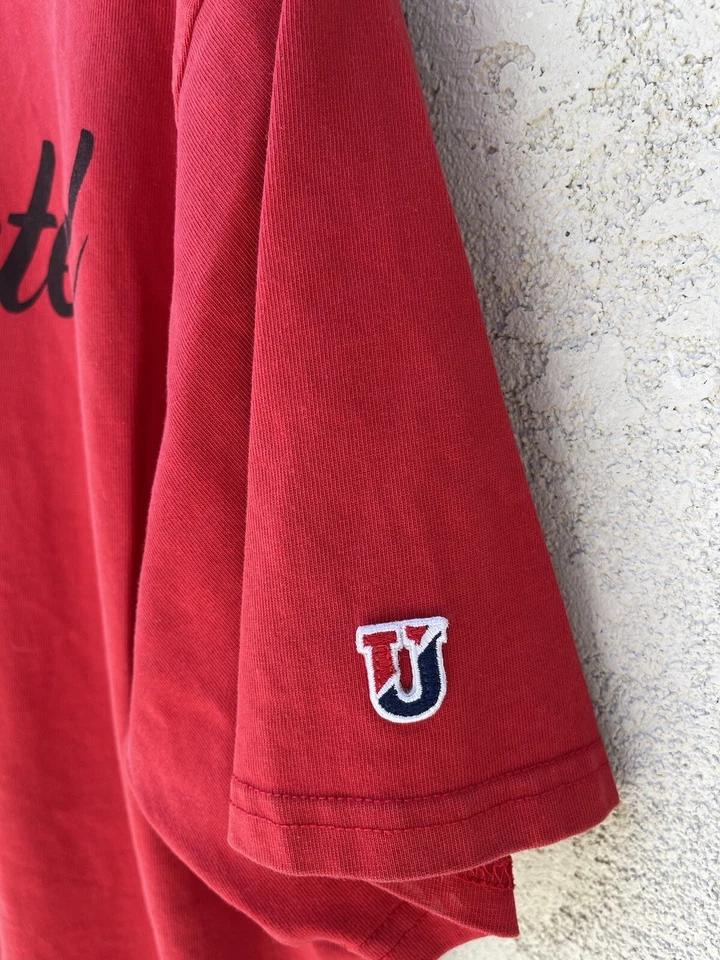 Бейсбольная футболка Undefeated UNDFT красная и черная эксклюзивная красная размер M мужская РЕДКАЯ - Изображение 4 из 4