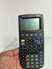 Texas Instruments TI-83 Graphing Calculator Black Tested In Working Condition