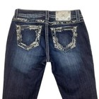 MISS ME Mid-Rise Easy Skinny Embellished Jean 27