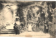 Vals-les-Bains France Source of Egyptian Grottoes Divided Back Postcard Unposted