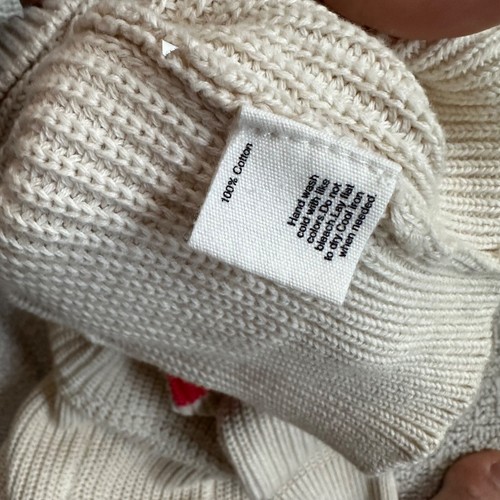 EGG Kid's Clothing Tan Knit Hoodie Striped Sweater 5Y - Picture 5 of 6