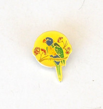 DE COLECCIÓN LORIKEET AUSTRALIANO PÁJARO LORO RECUERDO METAL SOLAPA PIN SOMBRERO INSIGNIA