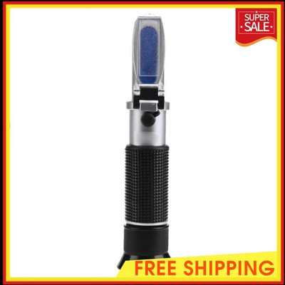 Handheld Brix Refractometer with ATC Dual Scale of Brix 0-40% Alcohol 0-25% Vol
