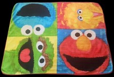 Color Block Sesame Street Blanket - Elmo, Oscar, Big Bird, Cookie - 44" x 58"