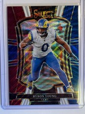 2025 Panini Select #121 Byron Young Tri-Color Prizm #/299