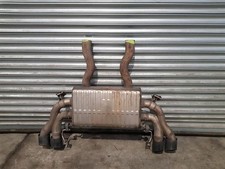 2017-2021 F97 BMW X3 M REAR EXHAUST SILENCER BLACK TIPS 3.0 PETROL 8093523