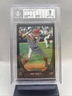 2011 Bowman Draft #101 Mike Trout Rookie Card BGS 9 Mint Angels RC