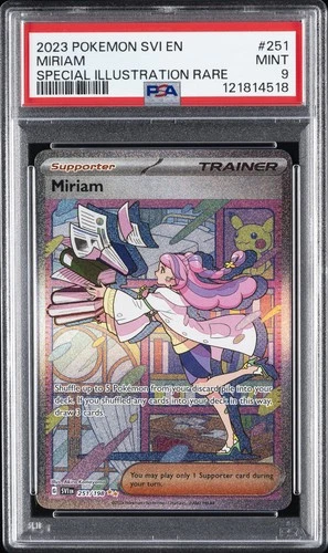 2023 POKEMON SVI EN-SCARLET & VIOLET SPECIAL ILLUSTRATION RARE #251 MIRIAM PSA 9