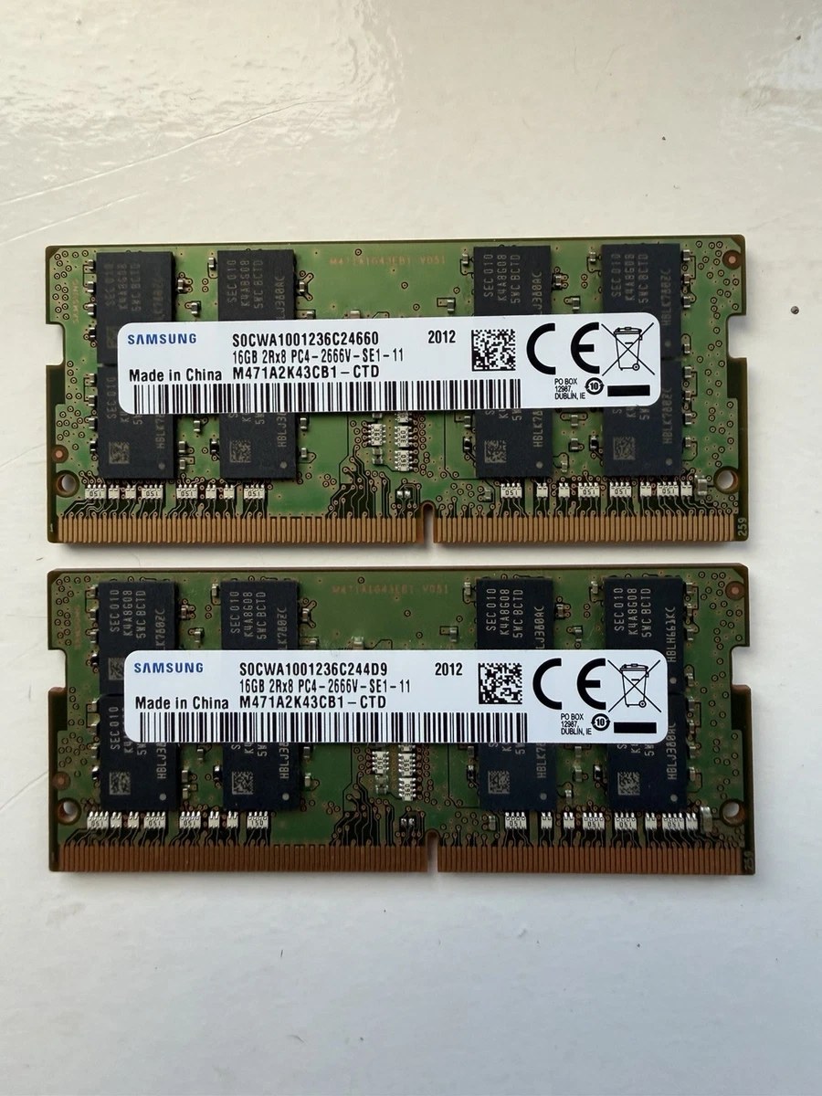Samsung DDR4 SDRAM Memory (RAM) 2 Modules for sale | eBay UK