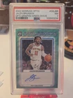 JALEN BRUNSON 2022 Panini Donruss Optic Opti-Graphs-Green Wave PSA 7 Knicks