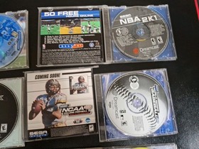 SEGA Dremacast Sports Games Bundle NBA NFL NHL WSB VIRTUA TENNIS 2K 2K1 2K2