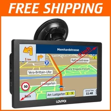 9" Truck GPS Navigator 2025, Lifetime Maps, Voice Assistant