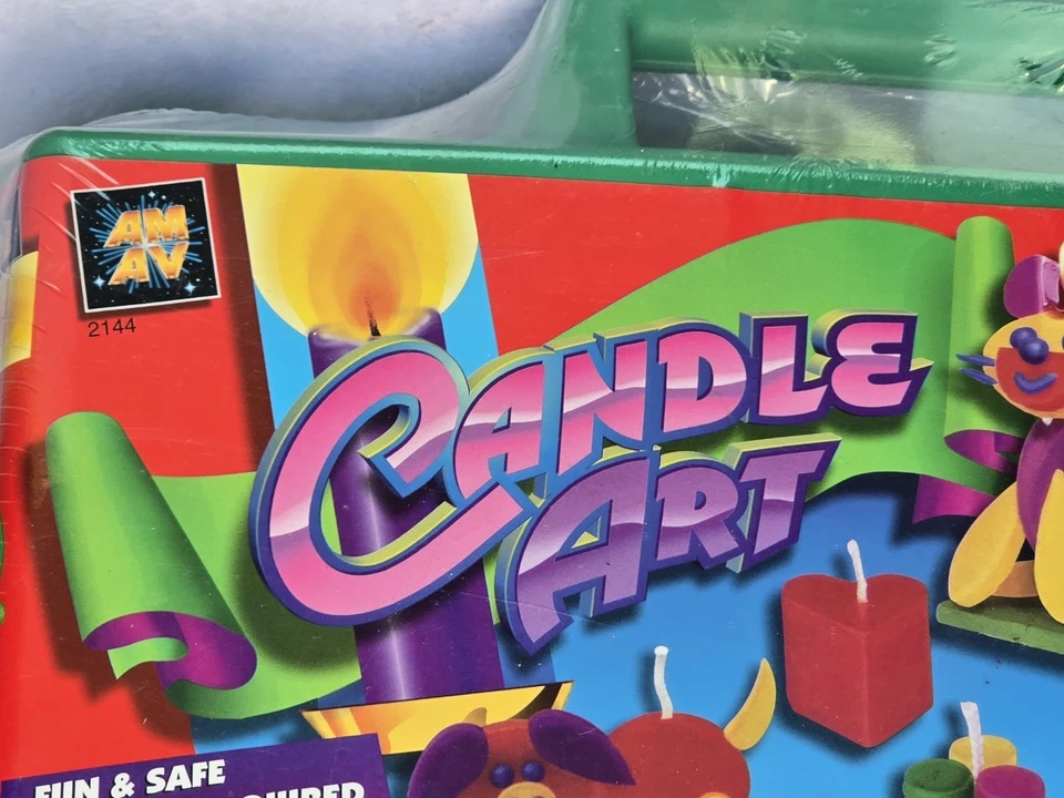 Vintage Amav Candle Art Kit DIY Make Your Own Candles Craft Set Sealed NIB - Image 4 of 4
