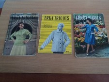 COLLECTION ERKA/3 REVUES ANCIENNES de TRICOT années 60 N° 11-20-25+ Explications