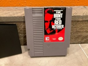 The Hunt for Red October Nintendo Entertainment System 1991 NES Carrito folleto