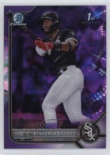 2022 Bowman Sapphire Edition Chrome Prospects Purple 13/25 Benyamin Bailey 0s9t