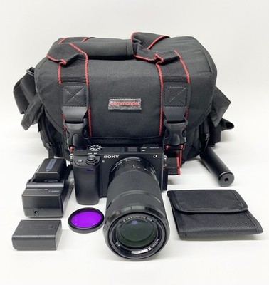 Sony A6400 24.2MP 55-210mm OSS Lens w/ Commander Bag + Extra Battery (UD1043435)