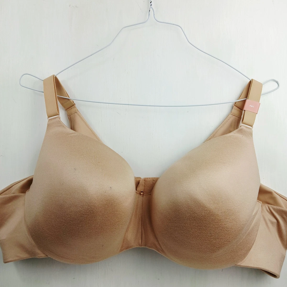 Soutien-gorge Cacique Beige Avec Armatures - Bretelles Rembourrées Douces Incluses - Taille 38F - Occasion Très Bon état