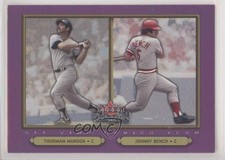 2002 Fleer Fall Classic Thurman Munson Johnny Bench #95 HOF 00ah