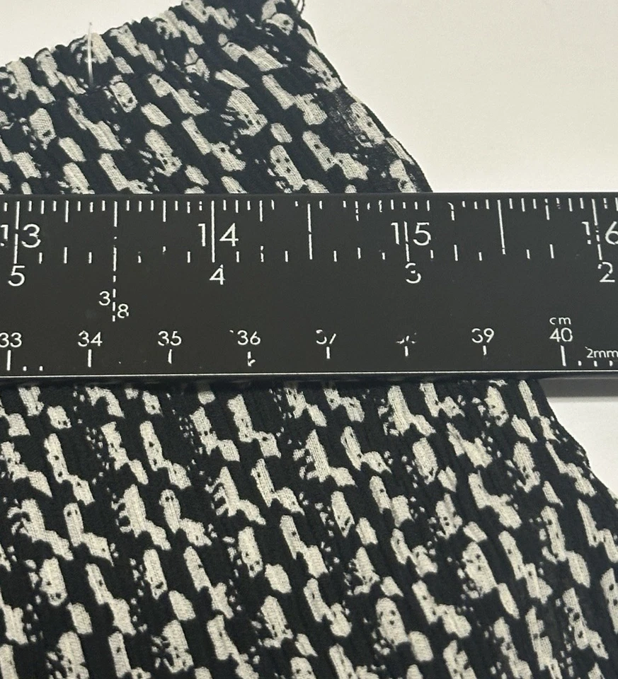 Falda lápiz Max Studio para mujer talla mediana negra estampado multicolor Foto 4 de 4